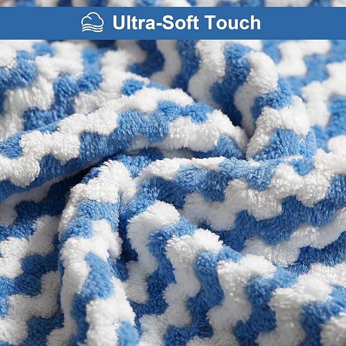 18 Pack Microfiber Cleaning Cloth, Kitchen Towels for Dish Drying Washing, Absorbent Streak Free Lint Free Rags for Cleaning, Reusable and Washable Towels - 10" x 10"