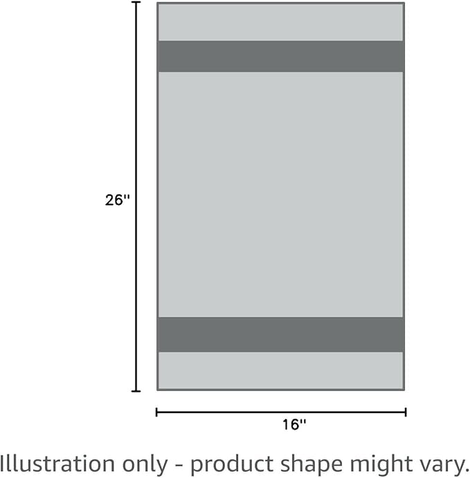Kitchen Towel 4-Pack Set, Milkshake Tan/White, 16"x26"