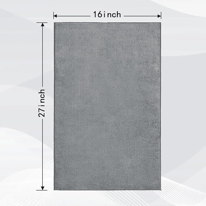 Gym Towels, Highly Absorbent Sweat Towels, Soft and Quick Drying Gym Towel for Daily Use, Multi-Purpose Towel for Sport, Salon, Spa, Hotel, 16 x 27 Inch, Grey, 3 Pack